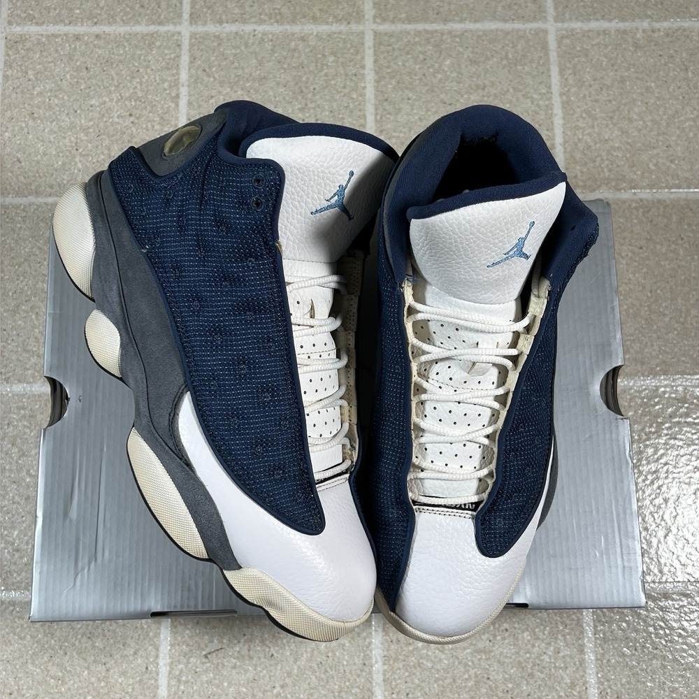 Jordan Air Jordan 13 Retro Flint 2020 Navy White Grey 414571-404
